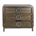 25306 - Uttermost - Riley - 42 inch Accent Chest Weathered Walnut/Brushed Steel Finish - Riley