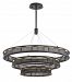 F6866 - Troy Lighting - Fuze Three-Tier Pendant Bronze with Frosted Acrylic - Fuze