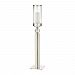 D4404XC - GUILD MASTER - Tall Guy - 37 Candle Holder Chrome/Clear Finish - Tall Guy