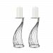 3200-203/S2 - GUILD MASTER - Dynamic Tension - 14 Large Candle Holder (Set of 2) Silver Finish - Dynamic Tension