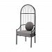 3200-193 - GUILD MASTER - Kahuna - 27 Chair Black/Grey Velvet Finish - Kahuna