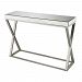 114-43 - GUILD MASTER - Klein - 45 Console Table Chrome/Clear Finish - Klein