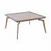 164-001 - GUILD MASTER - Larocca - 38 Coffee Table Soft Gold/Grey Birch Veneer Finish - Larocca