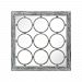 3183-002 - GUILD MASTER - Maidstone - 48.6 Wall Mirror Antique White/Black Ash Finish - Maidstone