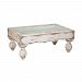 715502 - GUILD MASTER - Shadow Box - 48 Coffee Table Signature Antique White Finish - Shadow Box