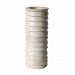 398022 - GUILD MASTER - Terraced Pillar - 14 Medium Candle Holder Natural Cream Finish - Terraced Pillar