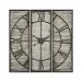 351-10547 - GUILD MASTER - Tammany - 32 Square Triptych Wall Clock Aged Iron/Bronze Finish - Tammany