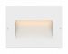 1563SW - Hinkley Lighting - Taper - 4.5 Inch 2.2W 1 LED Outdoor Deck Light Satin White Finish with Etched Glass - Taper