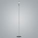 D5-4045PWT - ZANEEN design - Sphere - 59.06 Inch 6W 1 LED Floor Lamp Pewter Finish - Sphere