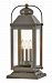 1857LZ - Hinkley Lighting - Anchorage - Three Light Outdoor Pier Mount 60W Candelabra Base Light Oiled Bronze Finish with Clear Seedy Glass - Anchorage