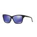 Hold On - Matte Black - Violet Iridium Lens Sunglasses-No Color