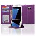 Navor Protective Flip Wallet Case for Samsung Galaxy S7 Edge - Purple