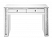 MF91017 - Elegant Decor - Modern - 47 2 Drawer Rectangle DeskClear Finish - Modern
