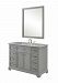 VF15048GR - Elegant Decor - Americana - 48 8 Drawer Rectangle Single Bathroom Vanity Sink SetLight Grey Finish - Americana
