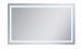 MRE13660 - Elegant Decor - Helios - 60 198W LED 120-¦ Beam Angle Mirror With Touch Sensor And Color Changing TemperatureSilver Finish - Helios