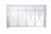 MF91057 - Elegant Decor - Modern - 60 3 Drawer Rectangle Sideboard/CredenzaClear Finish - Modern