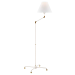MDSL110-AGB/WH - Hudson Valley Lighting - Classic No.1 by Mark D. Sikes One Light Floor Lamp White - Classic No.1