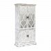 17292 - Stein World - Ounce - 79 4-Door Cabinet Vintage Grey/Front Porch White Finish - Ounce