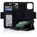 Navor Detachable Magnetic Wallet Case Compatible for iPhone 11 Pro [5.8 inch] [Vajio Series] - Black
