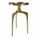 25053 - Uttermost - Kenna - 25 inch Accent Table Textured Soft Gold Finish - Kenna