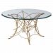 24925 - Uttermost - Amoret - 36 inch Coffee Table Gold Leaf Finish with Clear Beveled Glass - Amoret