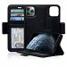 Navor Detachable Magnetic Wallet Case Compatible for iPhone 11 Pro Max [6.5 inch] [Vajio Series] - Brown