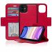 Navor Detachable Magnetic Wallet Case Compatible for iPhone 11 [6.1 inch] [Vajio Series] - Red