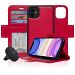 Navor Car Mount & Detachable Wallet Case Compatible for iPhone 11 [6.1 inch] [Vajio Series] - Red