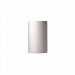 CER-0940W-WHT-LED1-1000 - Justice Design - Small Cylinder Closed Top Outdoor Sconce White Gloss Finish (Glaze)Glazed - Ambiance