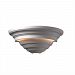 CER-1555-TERA-GU24 - Justice Design - Supreme Sconce Terra Cotta Finish (Smooth Faux)Smooth Faux - Ambiance