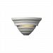 CER-1865-NAVR-PNUP - Justice Design - Supreme Corner Sconce Navarro Red Finish (Smooth Faux)Smooth Faux - Ambiance