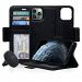 Navor Car Mount & Detachable Wallet Case Compatible for iPhone 11 Pro Max [6.5 inch] [Vajio Series] - Black