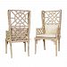 657530PCR - Elk-Home - Bamboo - 47 Wing Back Chair (Set of 2)Crossroads Rosa Finish - Bamboo