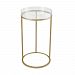 351-10287 - Elk-Home - Hyperion - 28 Round Accent TableAged Gold/Clear Finish - Hyperion