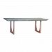 7011-1498 - Elk-Home - Innwood - 92 Outdoor Dining TableWaxed Concrete/Blonde Stain Finish - Innwood