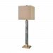 D3518 - Elk-Home - The Guvner - One Light Table LampCafe Bronze/Grey Marble Finish with Gold Shade - The Guvner