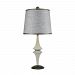 D3504T - Elk-Home - Tryst - One Light Table LampConcrete/Matte Black Finish with Grey Fabric Shade - Tryst
