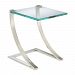 6040947 - Elk-Home - Uptown - 20 End TableClear/Polished Nickel Finish - Uptown