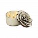 447341 - Elk-Home - Rosetta - 4.5 Double-Wick CandleAntique Silver/Cream Finish with Frosted Glass - Rosetta