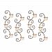 915772/S2 - Elk-Home - Classic - 15.8- Inch Candle Wall Sconce (Set of 2)Clear/Rustic Finish - Classic