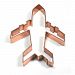 APLN/S6 - Elk-Home - Airplane - 5.5- Inch Cookie Cutter (Set of 6)Copper Finish - Airplane