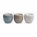 857-194/S3 - Elk-Home - Carefree - 3.35- Inch Candle Holder (Set of 3)Pharoh Brown/Light Grey/Anglia White Finish - Carefree