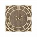 351-10569 - Elk-Home - Robber Baron - 26- Inch Wall ClockGold/Salvaged Brown Oak Finish - Robber Baron