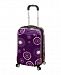 Rockland Purple Pearl 20" Hardside Carry-On Luggage