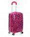 Rockland Pink Leopard 20" Hardside Carry-On Luggage