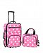 Rockland 2-Pc. Pink Dots Softside Luggage Set