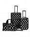 Rockland Dots 3-Pc. Softside Luggage Set