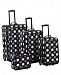 Rockland 4-Pc. Black Dots Softside Luggage Set