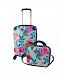 Chariot Floral 2 Piece 20" Carry-On and Beauty Case Set