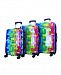 Atm 3d Rainbow Design - Hardside Spinner 3 Piece Luggage Set